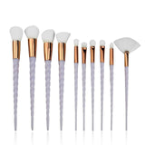 10pcs Unicorn Makeup Brushes Set