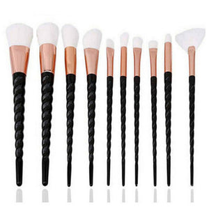 10pcs Unicorn Makeup Brushes Set