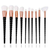10pcs Unicorn Makeup Brushes Set