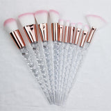10pcs Unicorn Makeup Brushes Set