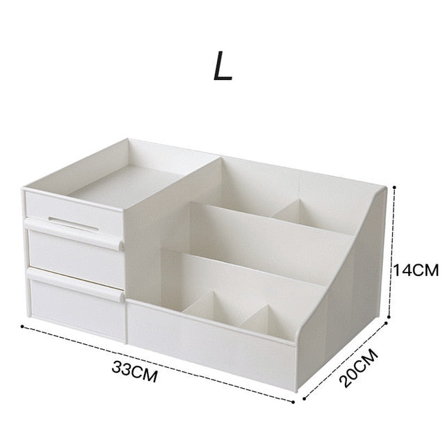 Large Capacity Cosmetic Storage Box Drawer Makeup Organizer