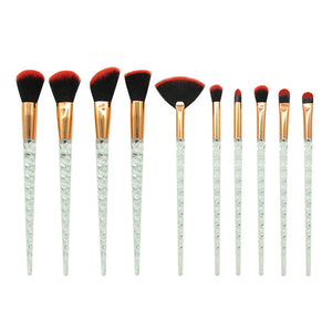 10pcs Unicorn Makeup Brushes Set