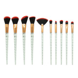 10pcs Unicorn Makeup Brushes Set