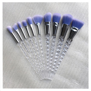 10pcs Unicorn Makeup Brushes Set