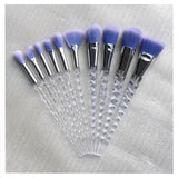 10pcs Unicorn Makeup Brushes Set