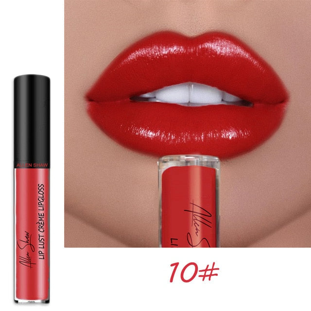 Nude Glitter Shimmer Liquid Lipstick Cosmetics Lips Gloss