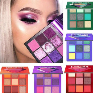 9 Color Shimmer Glitter Eye Shadow Powder
