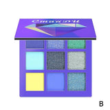 9 Color Shimmer Glitter Eye Shadow Powder