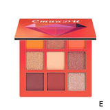 9 Color Shimmer Glitter Eye Shadow Powder