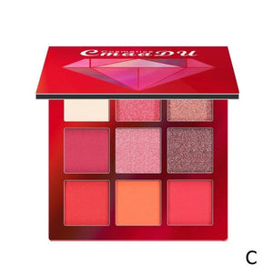 9 Color Shimmer Glitter Eye Shadow Powder