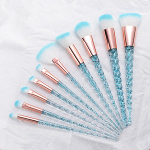 10pcs Unicorn Makeup Brushes Set