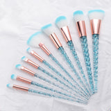 10pcs Unicorn Makeup Brushes Set
