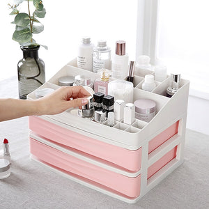 Plastic Cosmetic Drawer Makeup Organizer