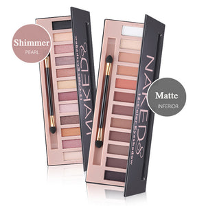 Women 12 Colors Shimmer Or Matte Eyeshadow