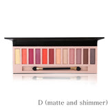 Women 12 Colors Shimmer Or Matte Eyeshadow
