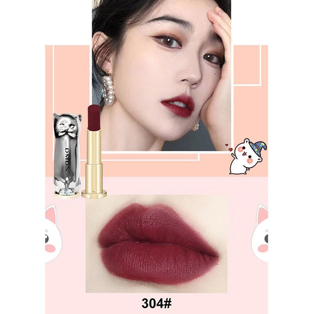 Liquid Lipstick Matte Long Lasting Korean Nude Lipstick Red Lipsticks