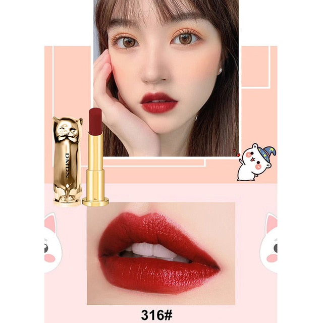Liquid Lipstick Matte Long Lasting Korean Nude Lipstick Red Lipsticks