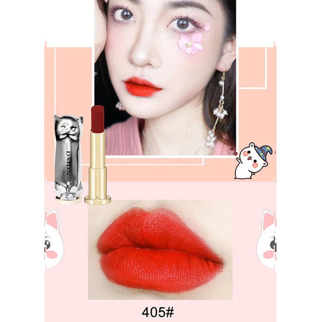Liquid Lipstick Matte Long Lasting Korean Nude Lipstick Red Lipsticks