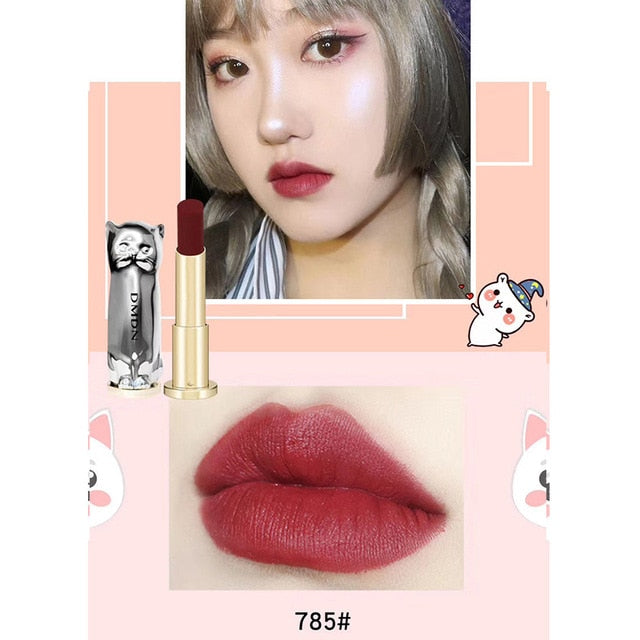 Liquid Lipstick Matte Long Lasting Korean Nude Lipstick Red Lipsticks