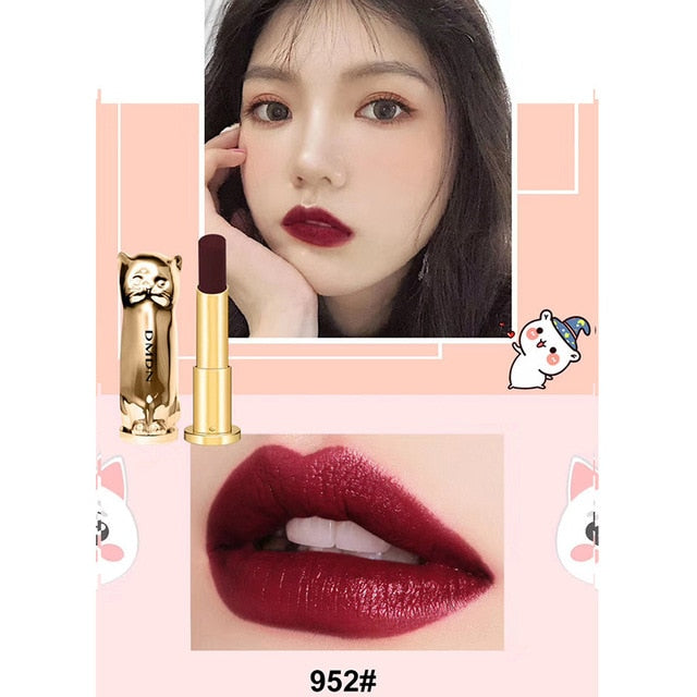 Liquid Lipstick Matte Long Lasting Korean Nude Lipstick Red Lipsticks