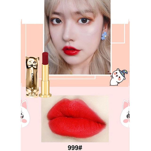 Liquid Lipstick Matte Long Lasting Korean Nude Lipstick Red Lipsticks