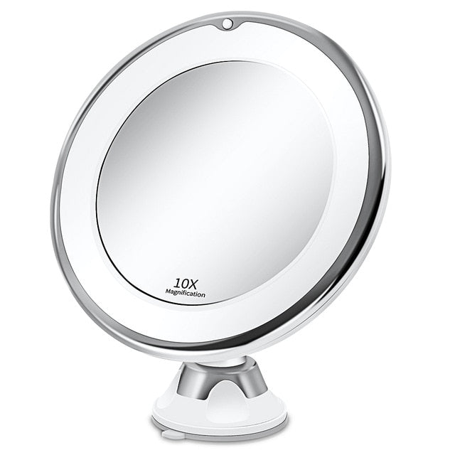 Makeup Vanity Mirror With 10X Lights