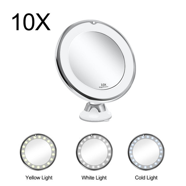 Makeup Vanity Mirror With 10X Lights