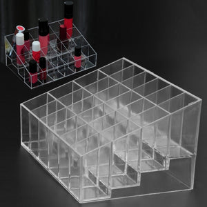 24 Grid Acrylic Makeup Organizer Storage Box Cosmetic Box