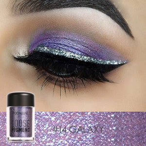 18 Colors Glitter Eye Shadow Diamond Lips Loose Makeup Pigment Powder