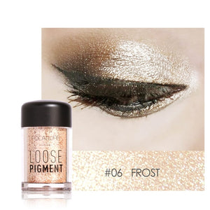 18 Colors Glitter Eye Shadow Diamond Lips Loose Makeup Pigment Powder