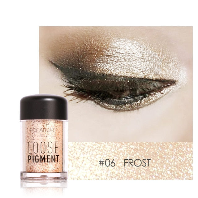 18 Colors Glitter Eye Shadow Diamond Lips Loose Makeup Pigment Powder