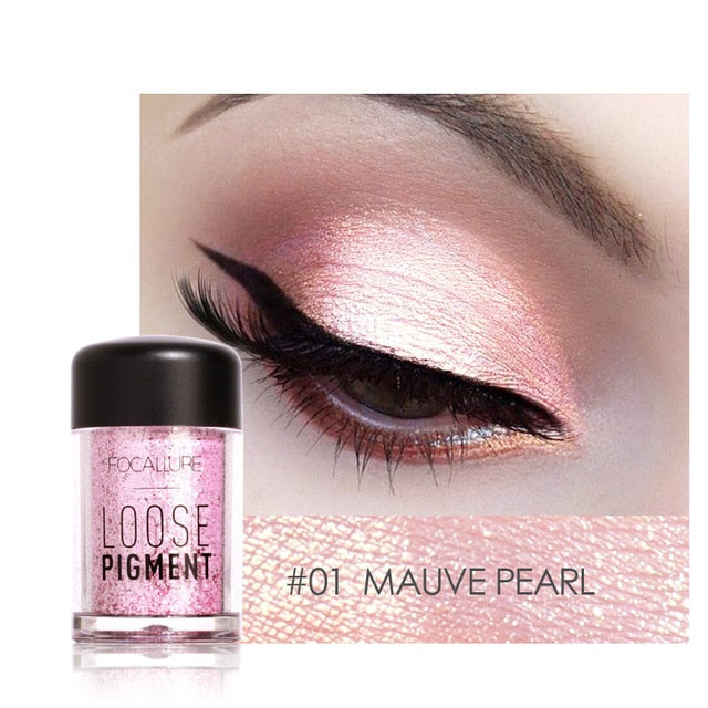 18 Colors Glitter Eye Shadow Diamond Lips Loose Makeup Pigment Powder