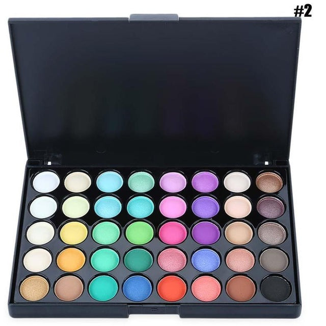 40 Colors Smoky/Warm Eye Makeup Matte Glitter EyeShadow