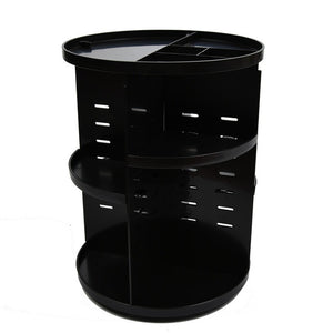 360-degree Rotating Makeup Organizer Box Brush Holder