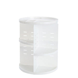 360-degree Rotating Makeup Organizer Box Brush Holder