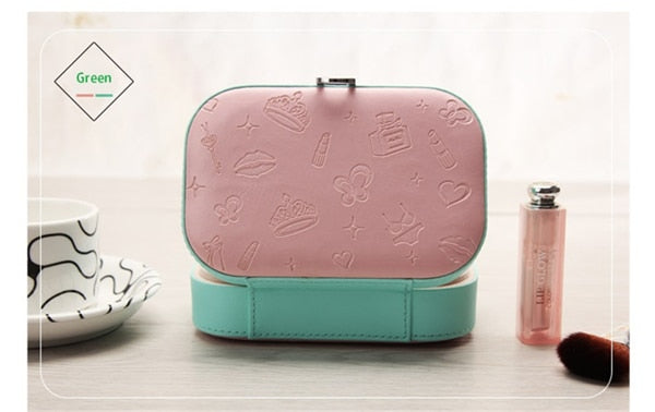 Jewelry Box Travel Cosmetic Jewelry Casket Organizer