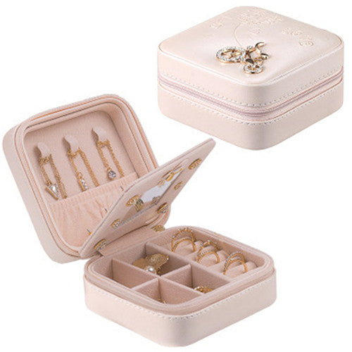 Jewelry Box Travel Cosmetic Jewelry Casket Organizer