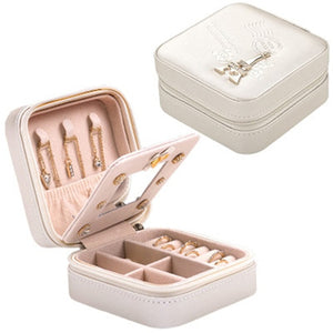 Jewelry Box Travel Cosmetic Jewelry Casket Organizer