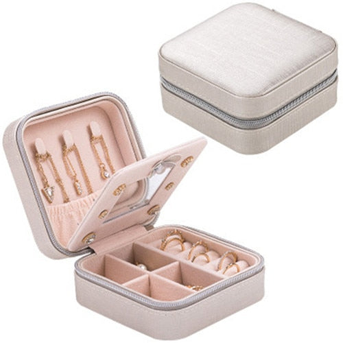 Jewelry Box Travel Cosmetic Jewelry Casket Organizer