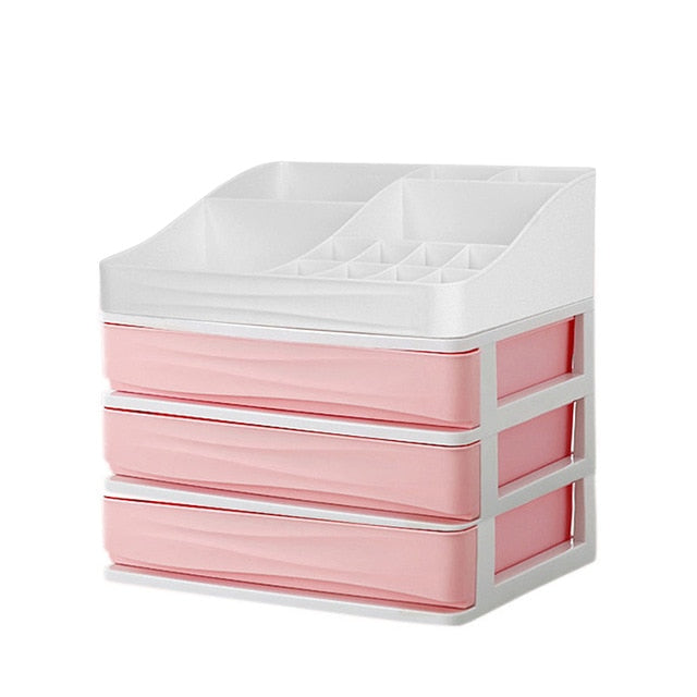 Plastic Cosmetic Drawer Makeup Organizer