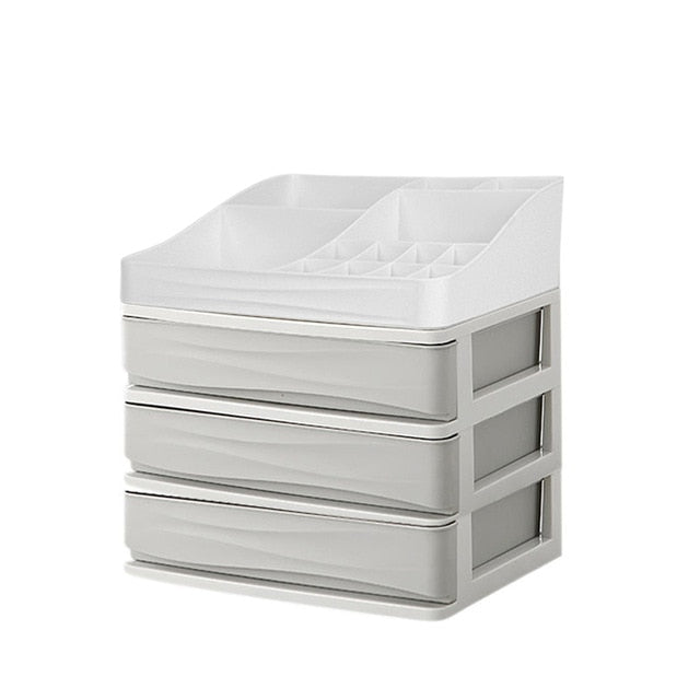 Plastic Cosmetic Drawer Makeup Organizer