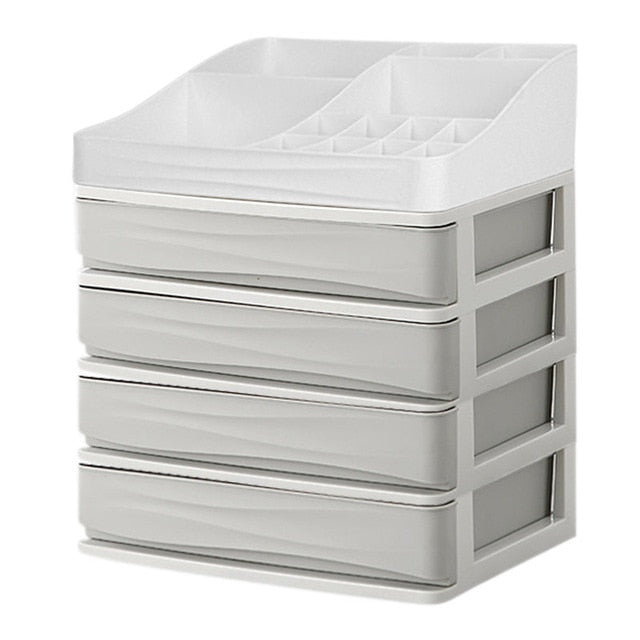 Plastic Cosmetic Drawer Makeup Organizer