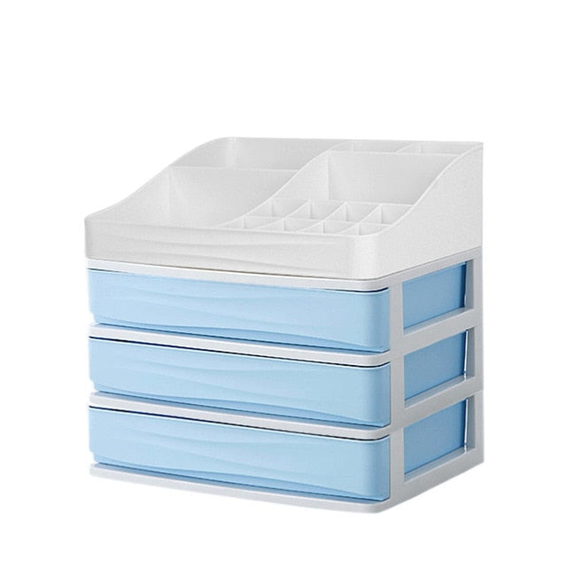 Plastic Cosmetic Drawer Makeup Organizer