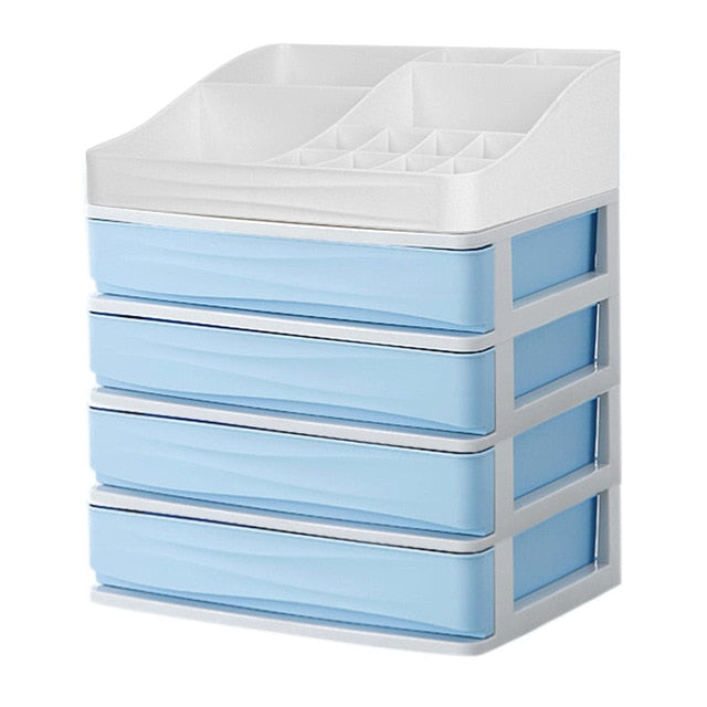 Plastic Cosmetic Drawer Makeup Organizer