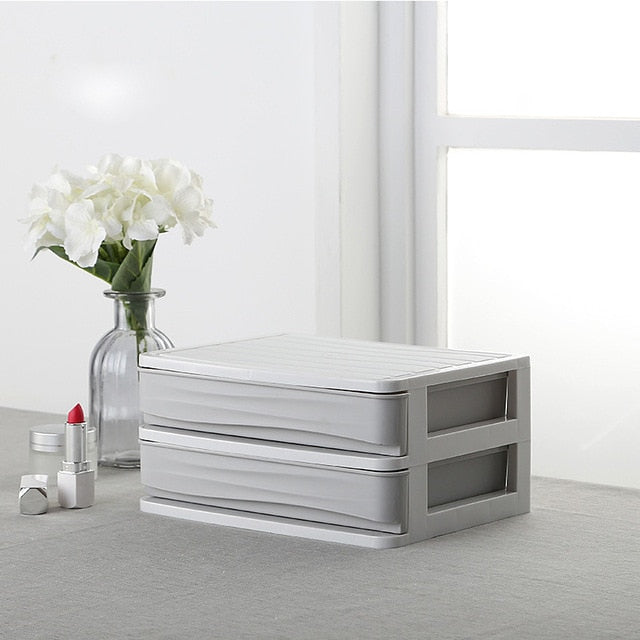 Plastic Cosmetic Drawer Makeup Organizer