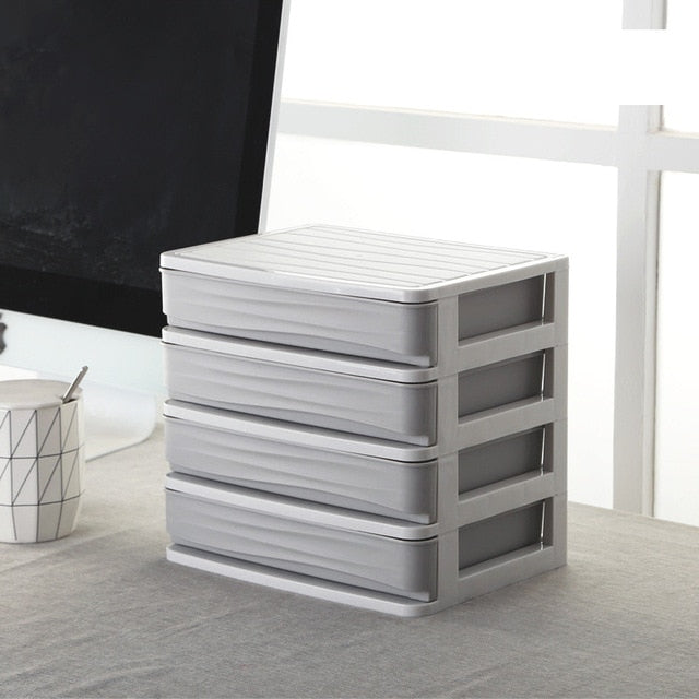 Plastic Cosmetic Drawer Makeup Organizer
