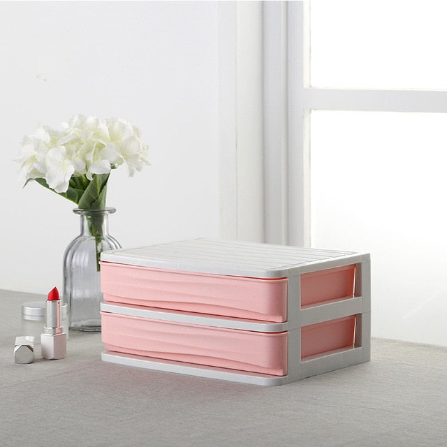 Plastic Cosmetic Drawer Makeup Organizer