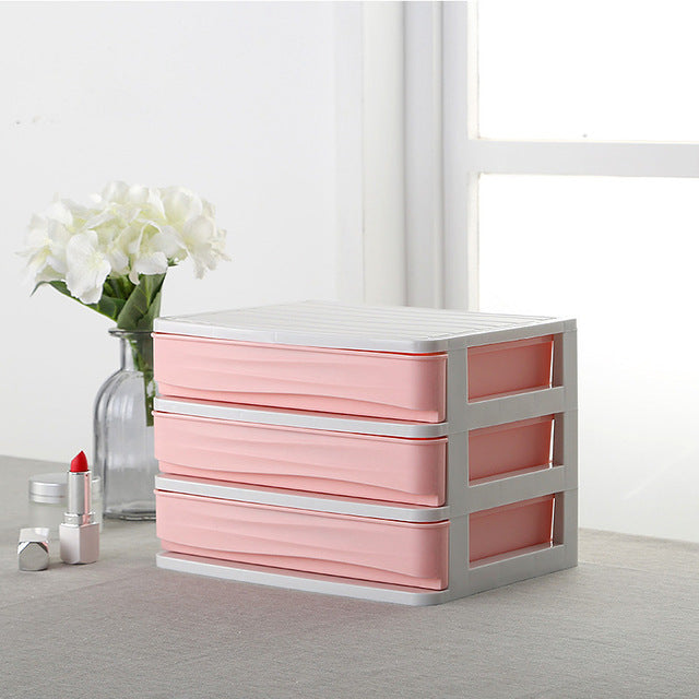 Plastic Cosmetic Drawer Makeup Organizer