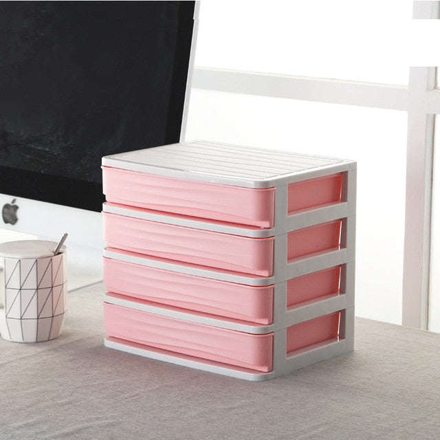 Plastic Cosmetic Drawer Makeup Organizer