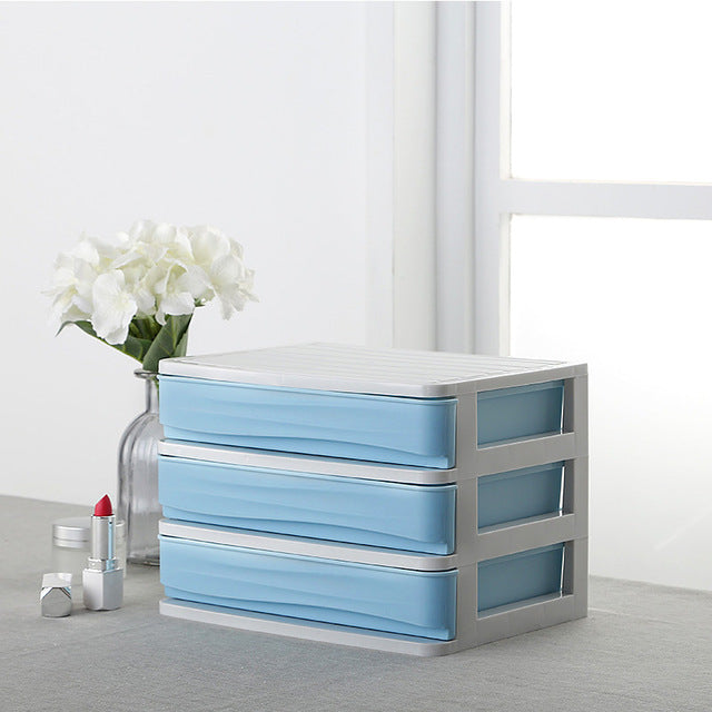 Plastic Cosmetic Drawer Makeup Organizer